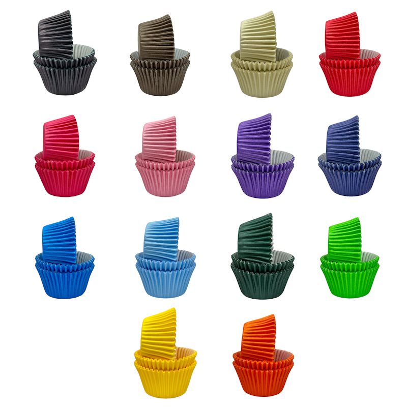 Solid Colour Cake Cases